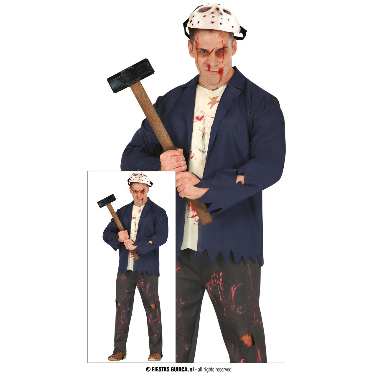 Op deze afbeelding zie je een Kostuums, van het merk Guirca. Moordlustige Woody Killer Man Kostuum