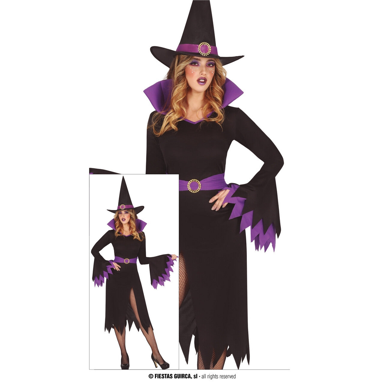 Op deze afbeelding zie je een Kostuums, van het merk Guirca. Heks Hocus Pocus Poef Vrouw Kostuum