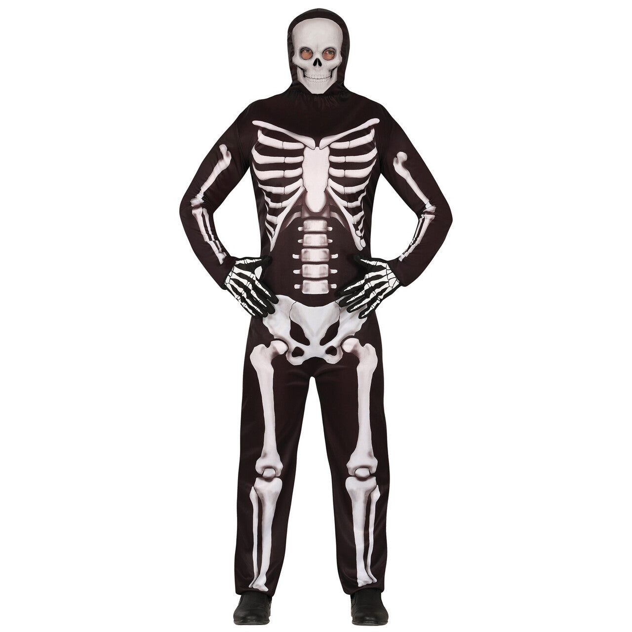 Op deze afbeelding zie je een Kostuums, van het merk Guirca. Walking Talking Bones Man Kostuum