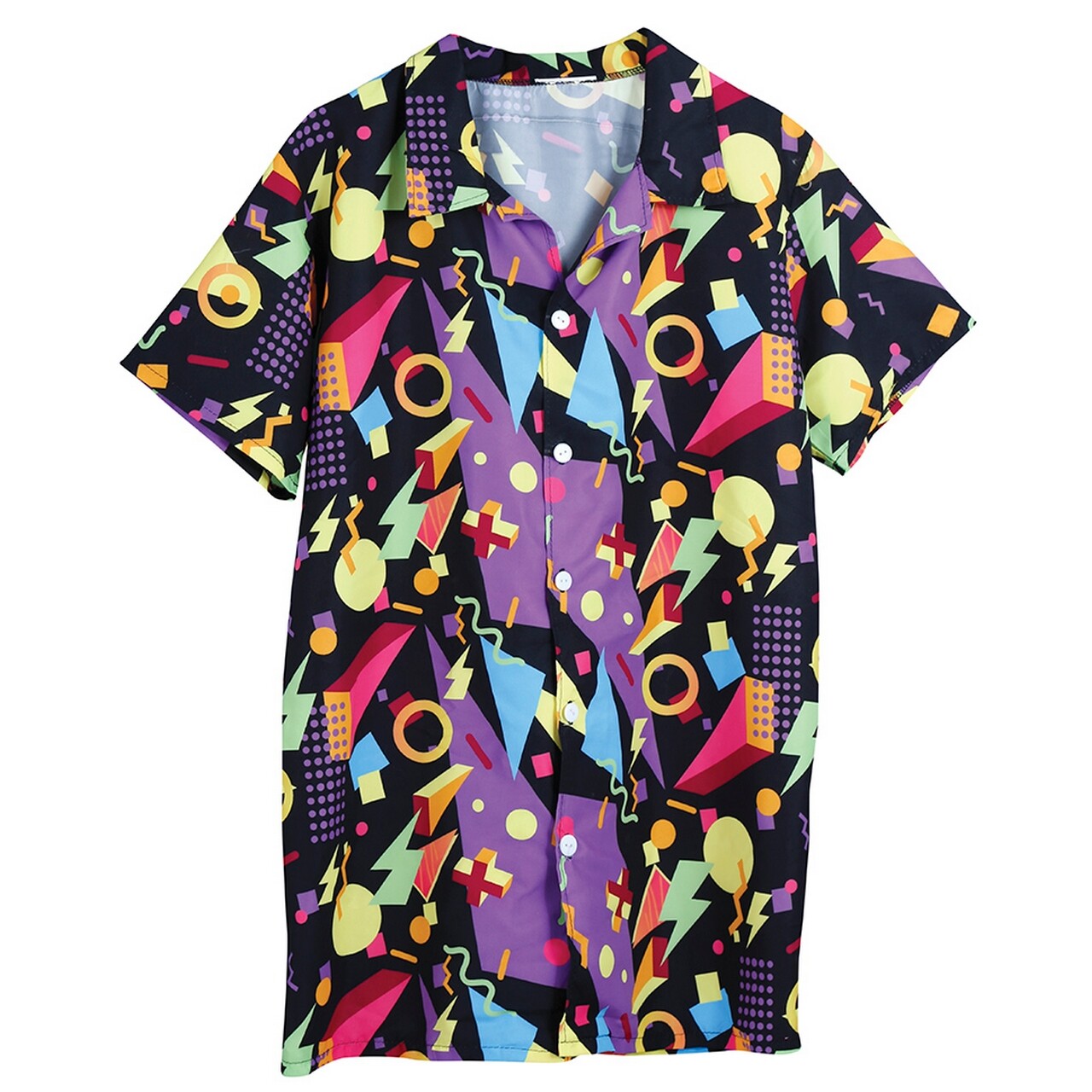 Op deze afbeelding zie je een Kostuums, van het merk Guirca. 80s Shirt Saved By The Bell Man