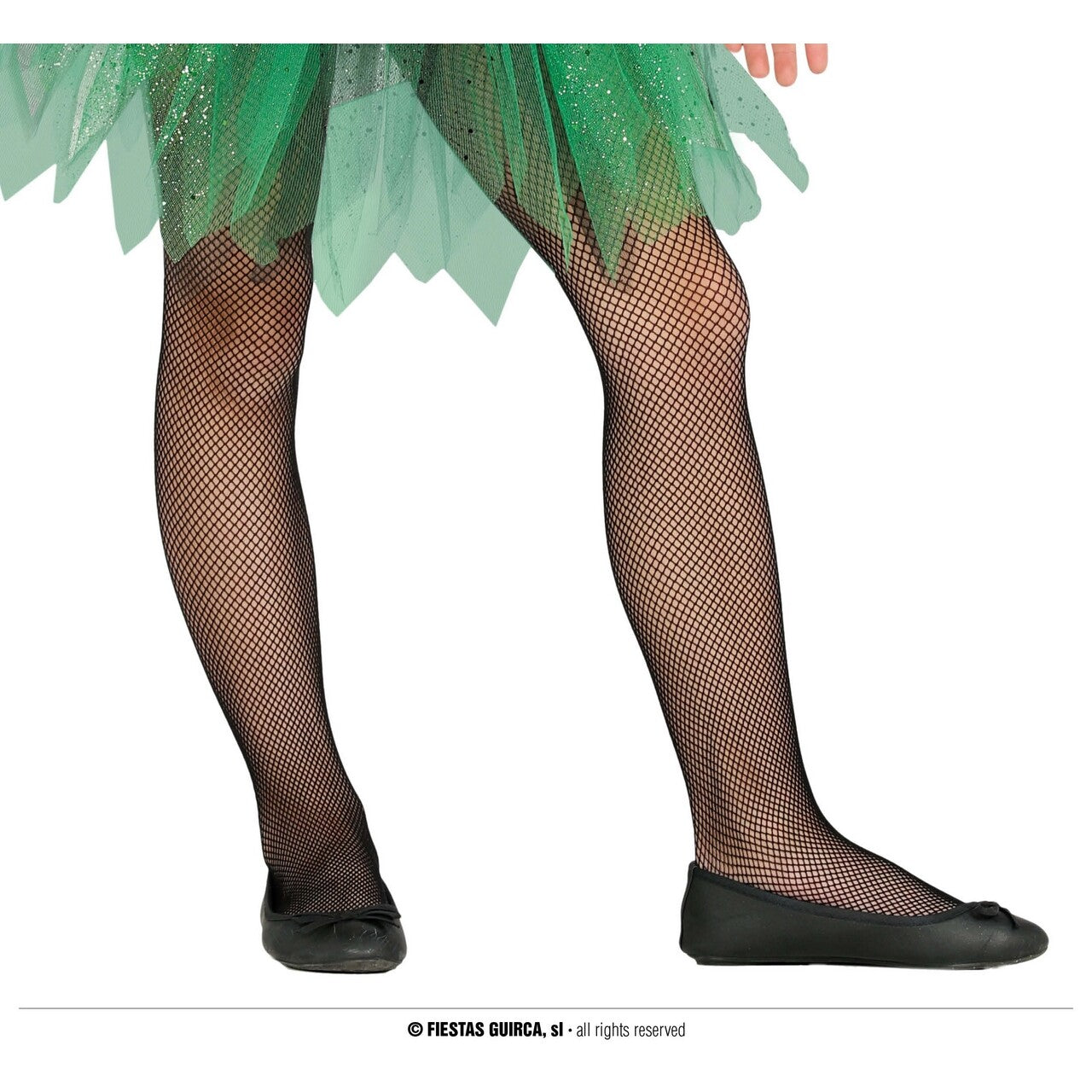 Op deze afbeelding zie je een Accessoires, van het merk Guirca. Visnet Panty Zwart Kind