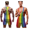Rainbow Robbie Jumpsuit Man Kostuum