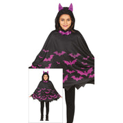Op deze afbeelding zie je een Kostuums, van het merk Guirca. Vliegensvluchtige Vleermuis Poncho Kind