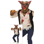 Op deze afbeelding zie je een Kostuums, van het merk Guirca. Nachtelijke Honger Weerwolf Man Kostuum