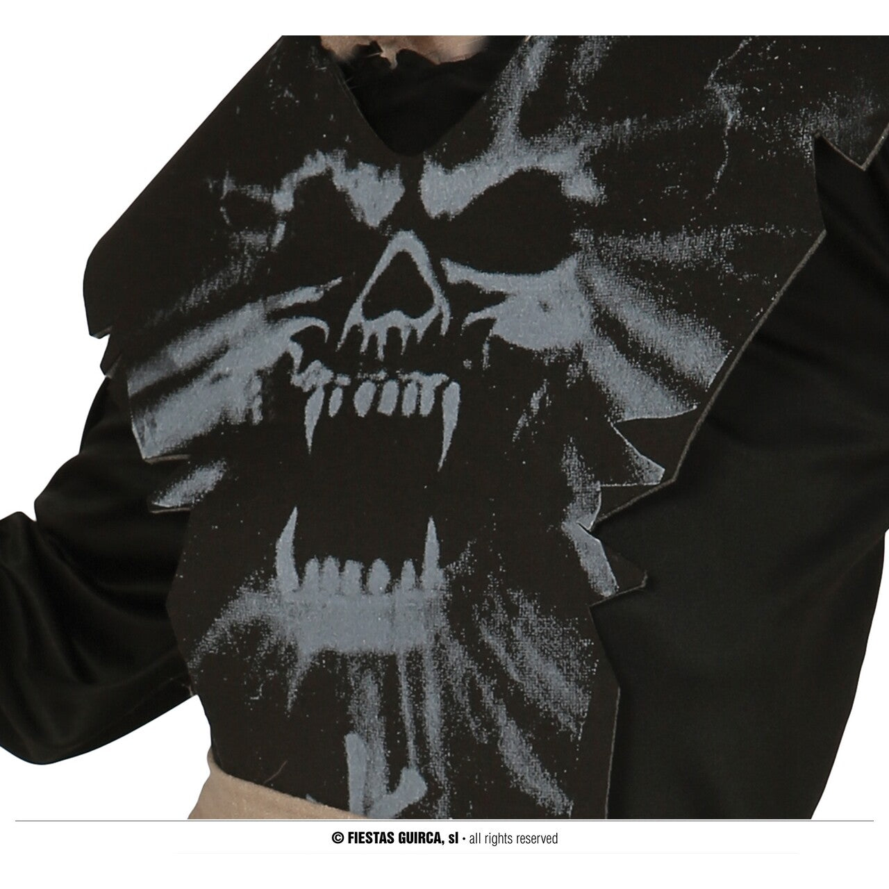 Op deze afbeelding zie je een Kostuums, van het merk Guirca. Evil Ghost Ninja Kind Kostuum