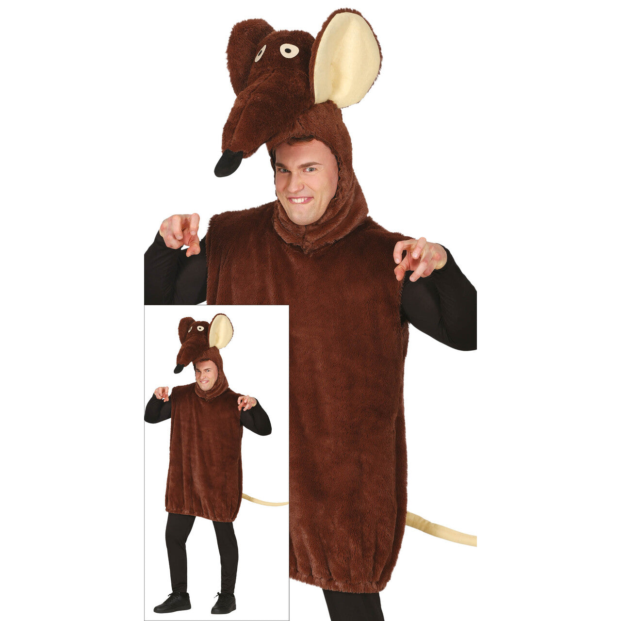 Op deze afbeelding zie je een Kostuums, van het merk Guirca. Razendsnelle Rico Rat Kostuum