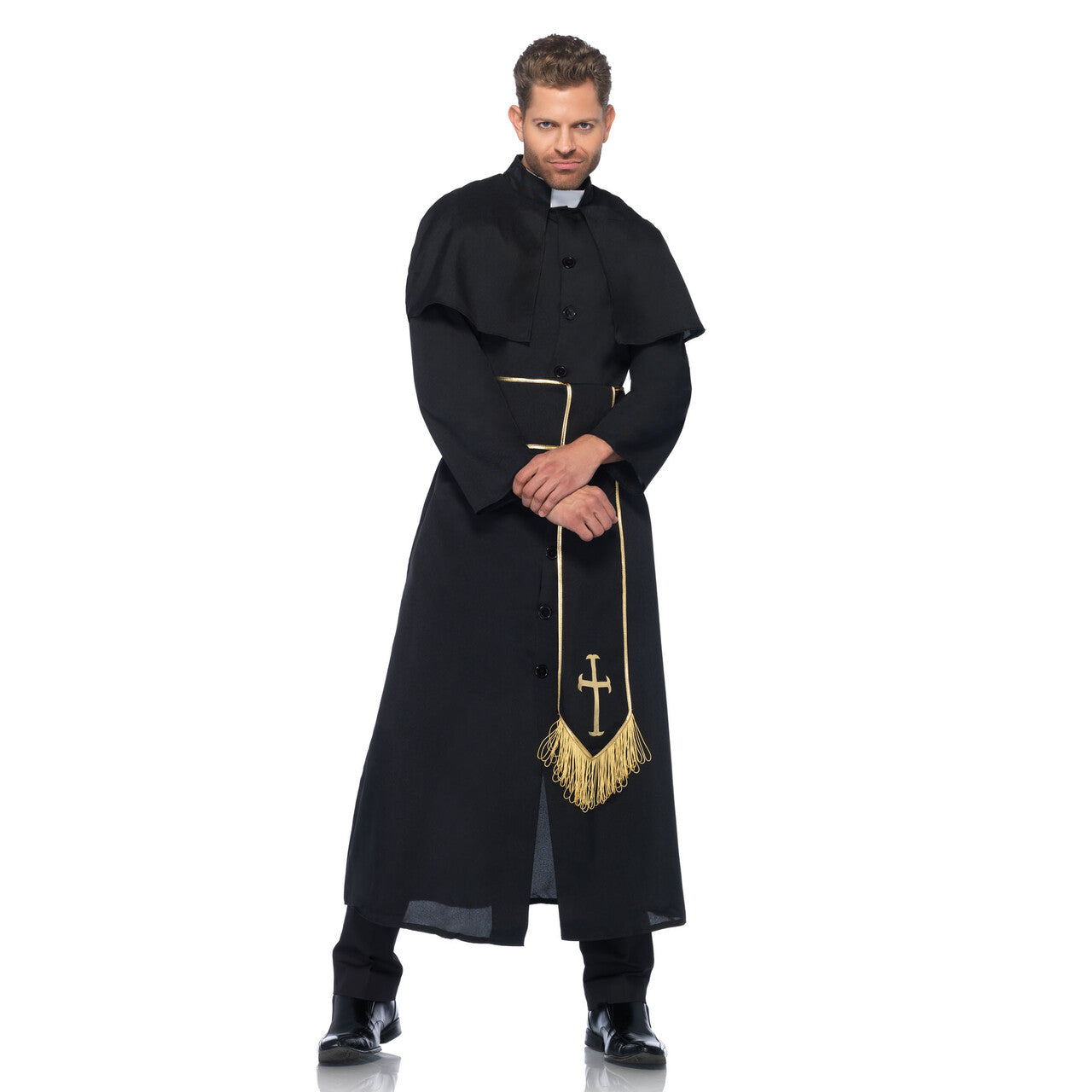 Op deze afbeelding zie je een Kostuums, van het merk Leg Avenue. Chique Priester Gewaad Man Kostuum