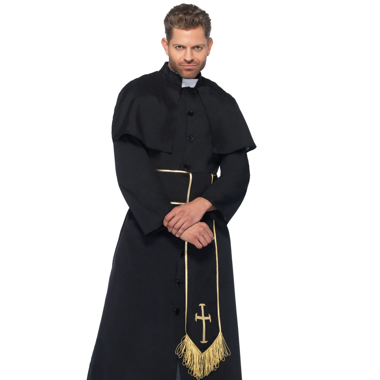 Op deze afbeelding zie je een Kostuums, van het merk Leg Avenue. Chique Priester Gewaad Man Kostuum