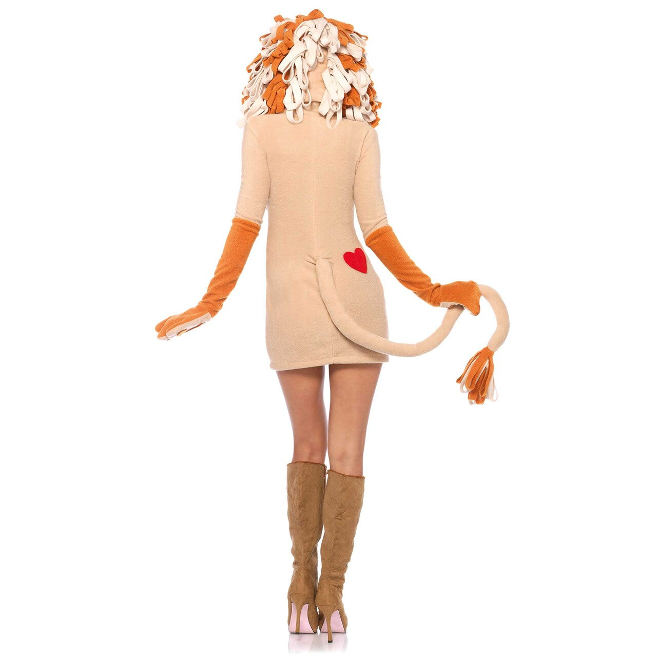 Op deze afbeelding zie je een Kostuums, van het merk Leg Avenue. Lieve Fleece Leeuw Jurk Vrouw