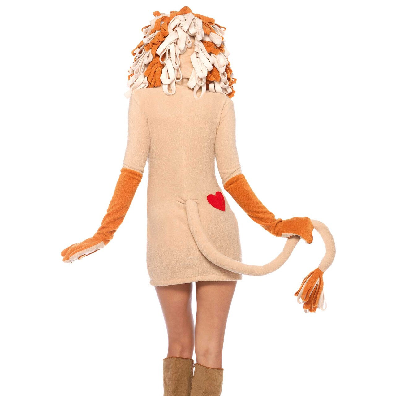 Op deze afbeelding zie je een Kostuums, van het merk Leg Avenue. Lieve Fleece Leeuw Jurk Vrouw