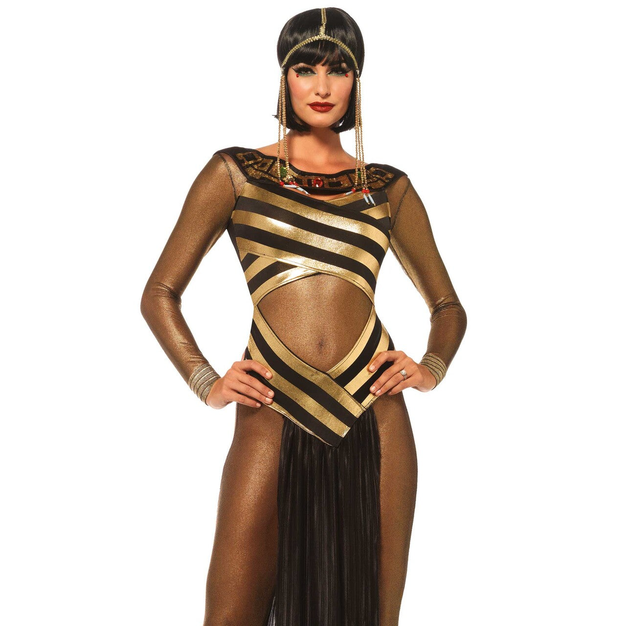 Op deze afbeelding zie je een Kostuums, van het merk Leg Avenue. Erotische Egyptische Godin Isis Kostuum Vrouw