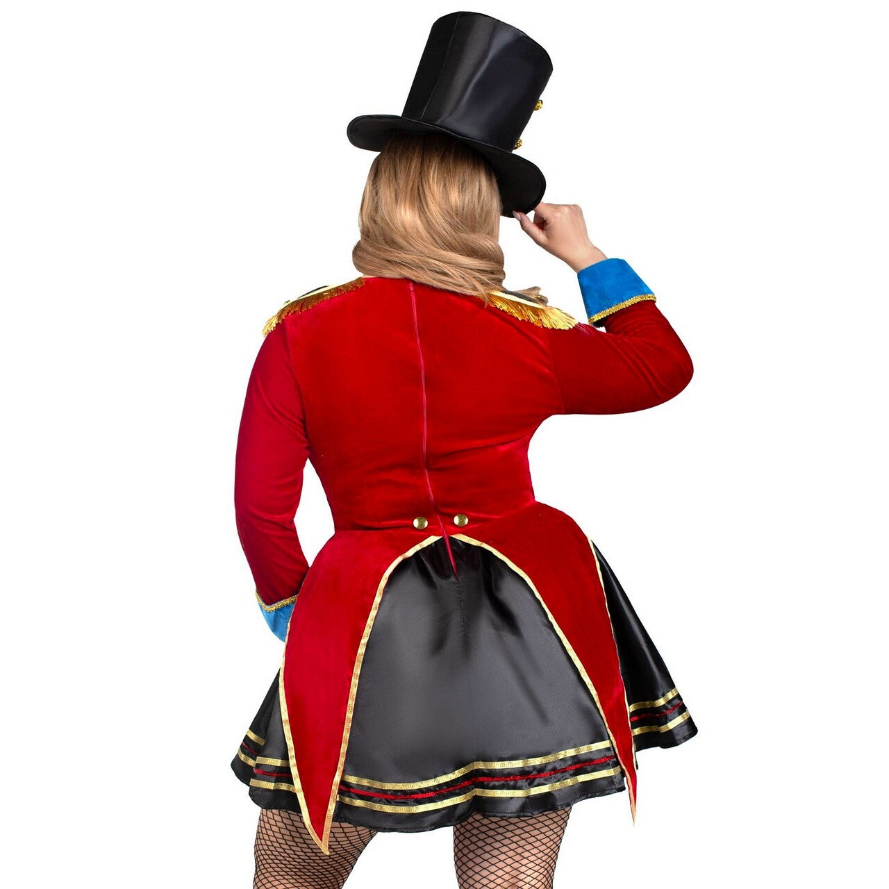 Op deze afbeelding zie je een Kostuums, van het merk Leg Avenue. Sassy Ringmaster Plus Size Vrouw Kostuum