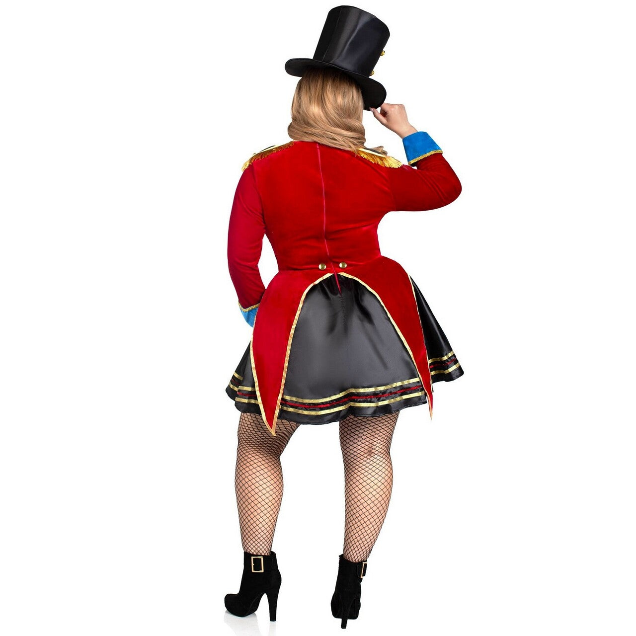 Op deze afbeelding zie je een Kostuums, van het merk Leg Avenue. Sassy Ringmaster Plus Size Vrouw Kostuum