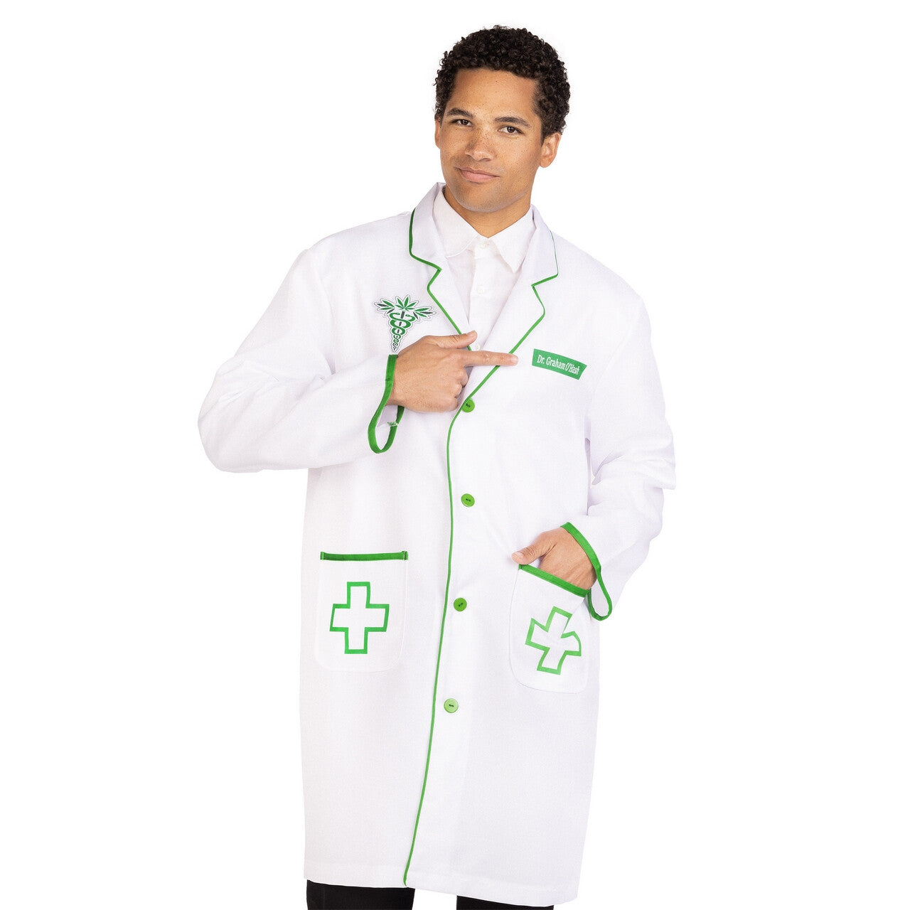 Op deze afbeelding zie je een Kostuums, van het merk Leg Avenue. Relax Happy Dokter Graham O-Hash Man