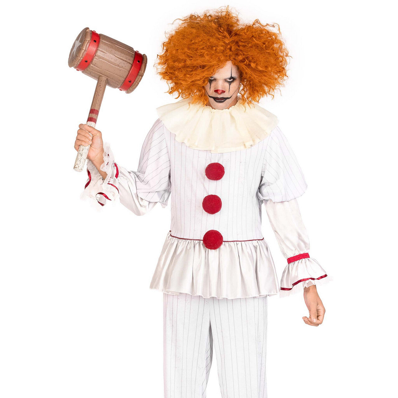 Op deze afbeelding zie je een Kostuums, van het merk Leg Avenue. Onvriendelijke Enge Clown Eddy Man Kostuum