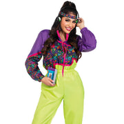 Op deze afbeelding zie je een Kostuums, van het merk Leg Avenue. Skipak Super 80s Tracksuit Vrouw Kostuum