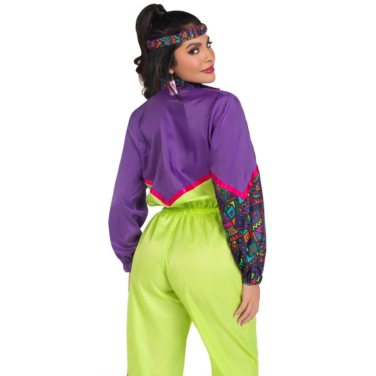 Op deze afbeelding zie je een Kostuums, van het merk Leg Avenue. Skipak Super 80s Tracksuit Vrouw Kostuum
