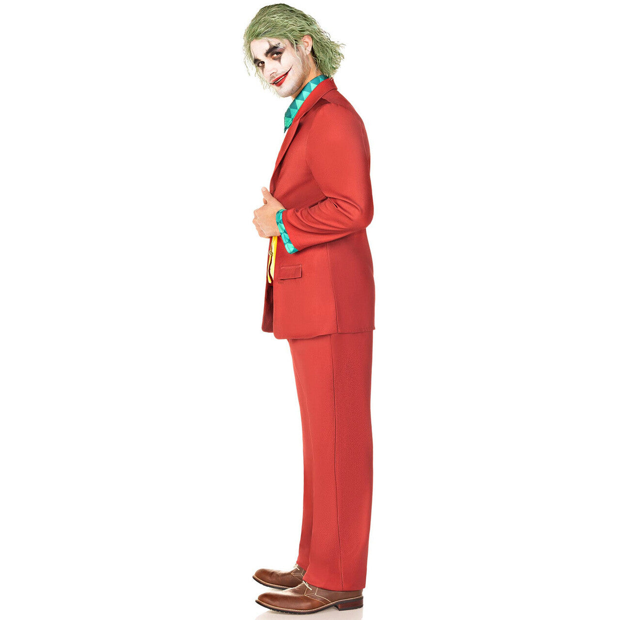 Op deze afbeelding zie je een Kostuums, van het merk Leg Avenue. Crazy Joker Man Kostuum