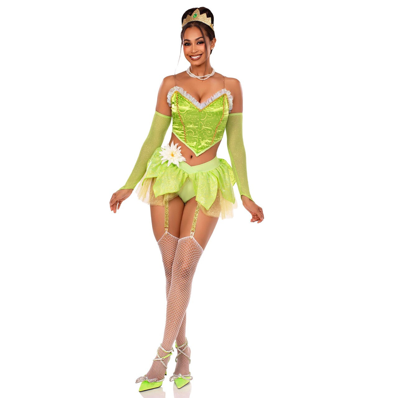 Op deze afbeelding zie je een Kostuums, van het merk Leg Avenue. Bayou Babe Costume Vrouw Kostuum