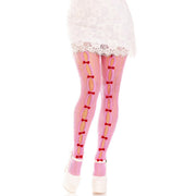 Op deze afbeelding zie je een Accessoires, van het merk Leg Avenue. Super Sweetheart Panty Met Harten En Strikjes Roze