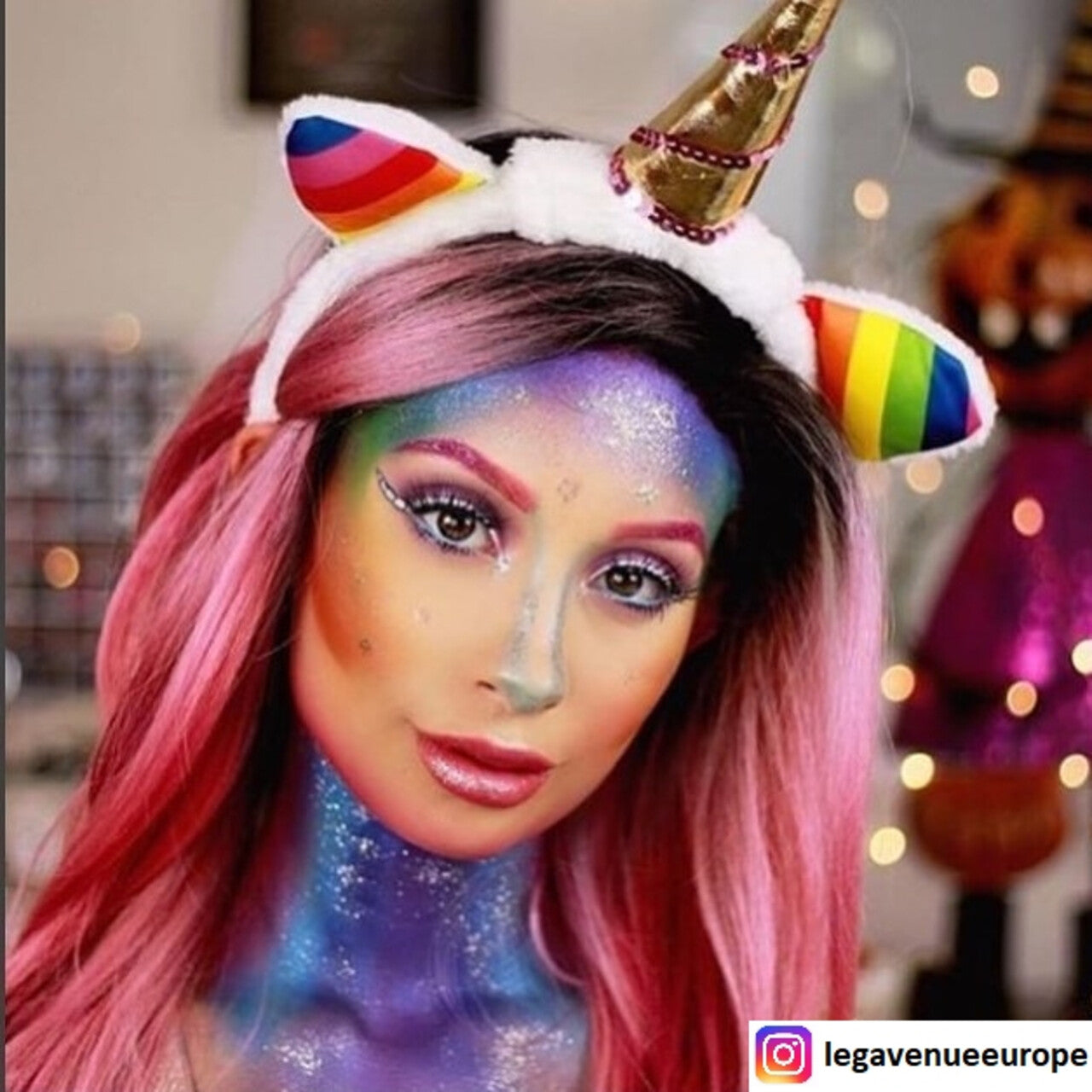 Op deze afbeelding zie je een Accessoires, van het merk Leg Avenue. Eenhoorn Fantasie Diadeem