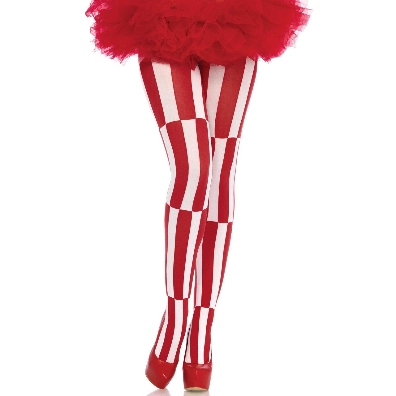 Op deze afbeelding zie je een Accessoires, van het merk Leg Avenue. Panty Met Strepen Optische Illusie