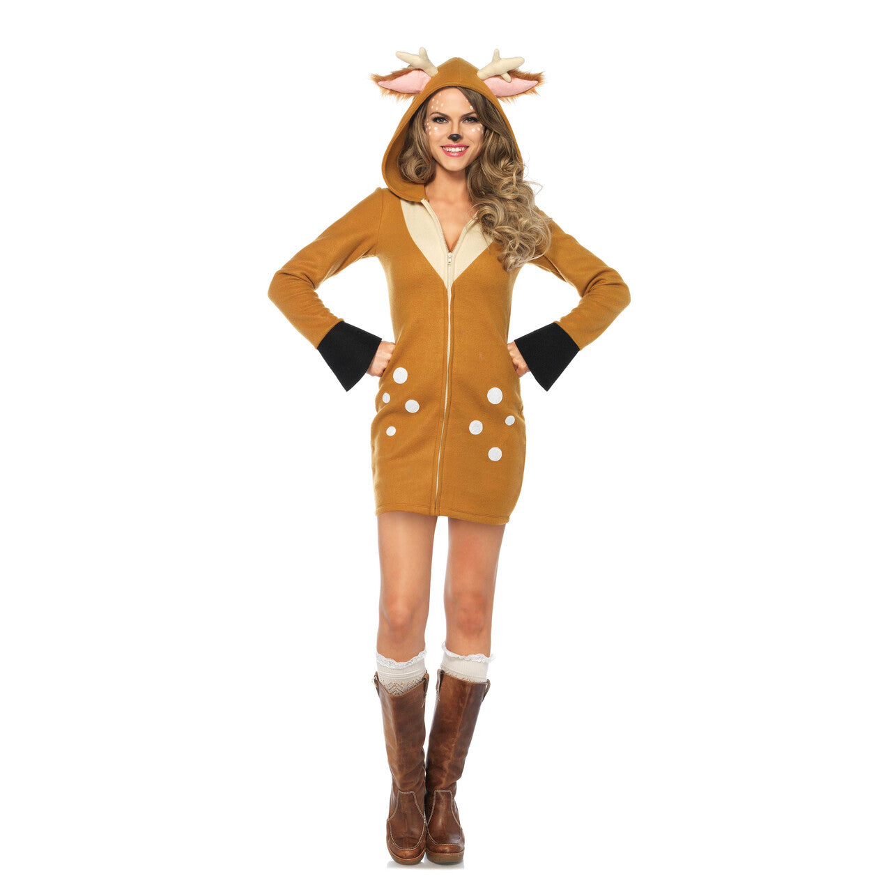 Op deze afbeelding zie je een Kostuums, van het merk Leg Avenue. Hoge Veluwe Hert Vrouw Kostuum