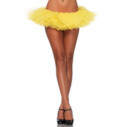 Op deze afbeelding zie je een Accessoires, van het merk Leg Avenue. Korte Organza Tutu Geel