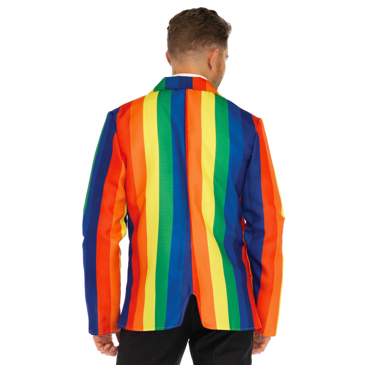 Op deze afbeelding zie je een Kostuums, van het merk Leg Avenue. Regenboog Colbert Met Bijpassende Stropdas Man Kostuum