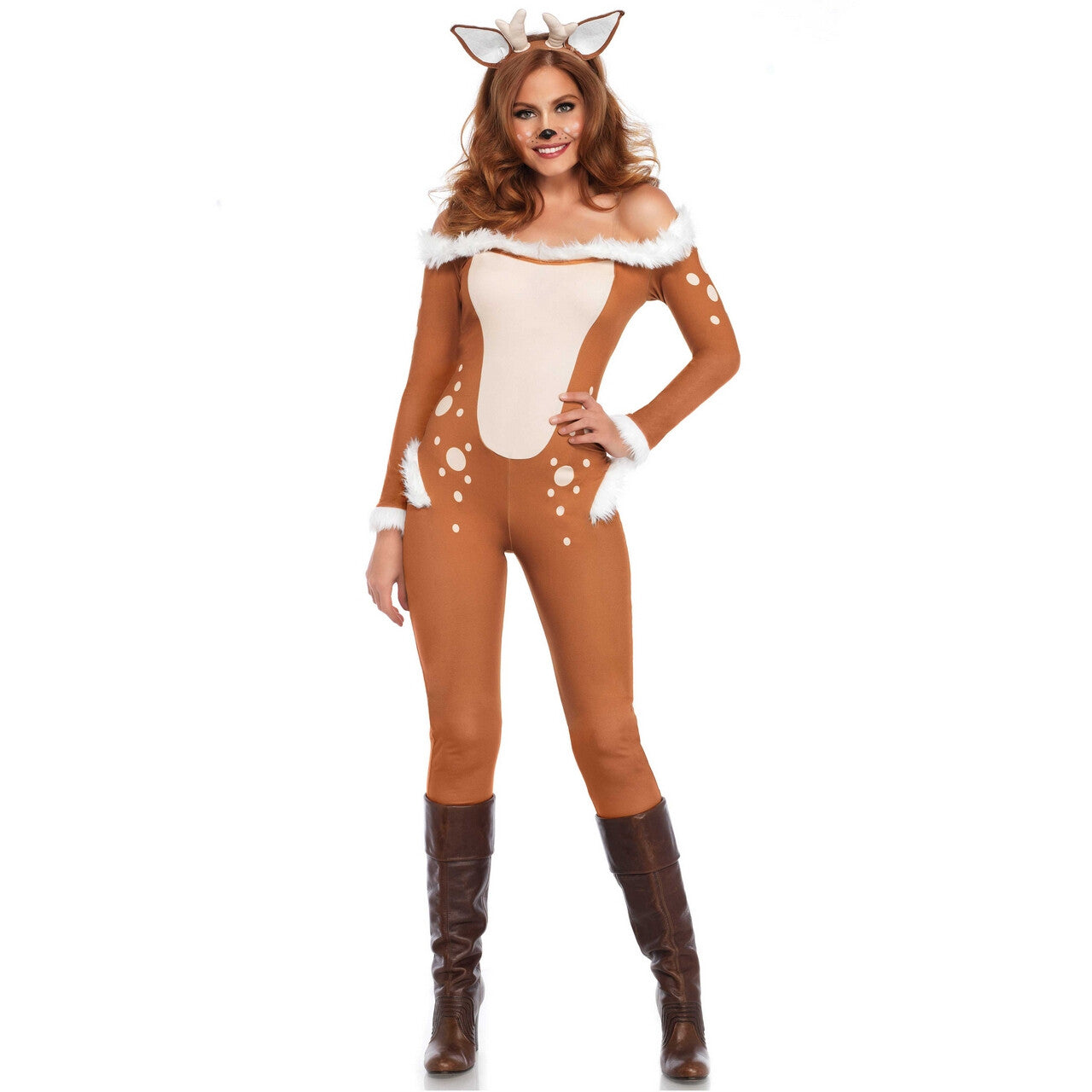 Op deze afbeelding zie je een Kostuums, van het merk Leg Avenue. Heerlijk Hert Bambi Reetje Vrouw Kostuum