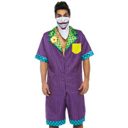 Op deze afbeelding zie je een Kostuums, van het merk Leg Avenue. Batman Joker Pyjama Pak