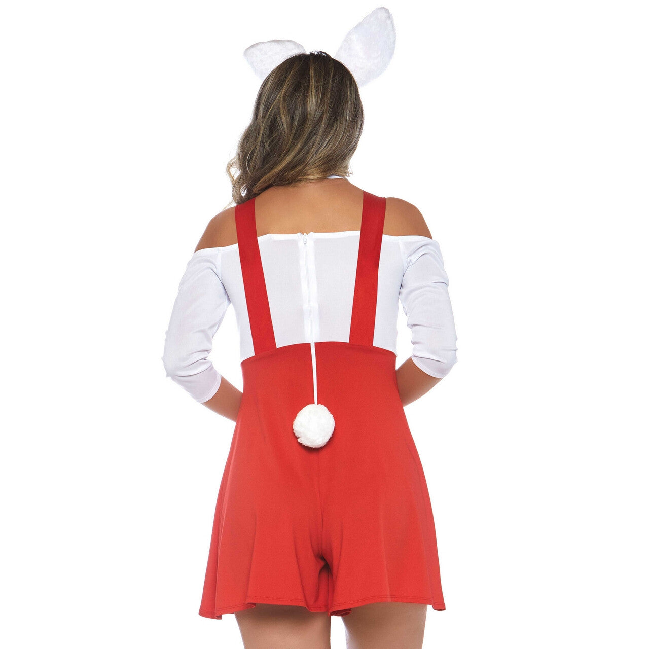 Op deze afbeelding zie je een Kostuums, van het merk Leg Avenue. Tuinbroek Konijn Keurige Bunny Vrouw Kostuum