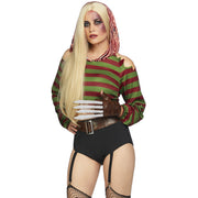 Op deze afbeelding zie je een Kostuums, van het merk Leg Avenue. Griezelig Opwindende Nachtmerrie Freddy Krueger Vrouw Kostuum