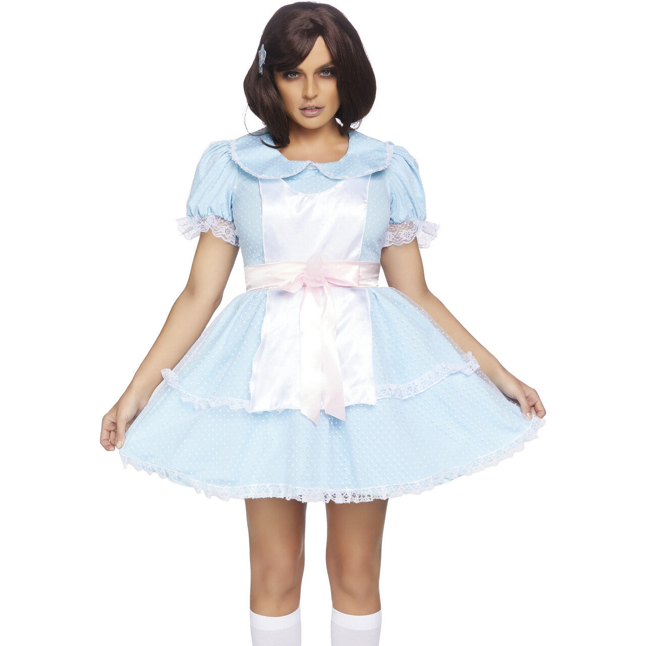 Op deze afbeelding zie je een Kostuums, van het merk Leg Avenue. Creepy Twin Alice Film The Shining Horror Vrouw Kostuum
