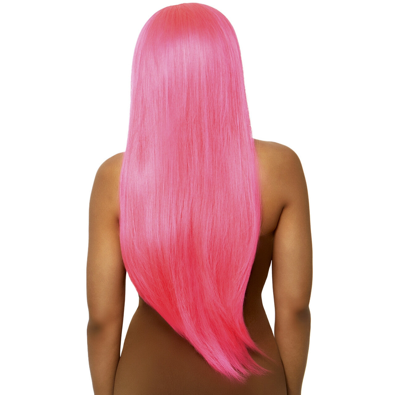 Op deze afbeelding zie je een Accessoires, van het merk Leg Avenue. Verstelbare Pruik Glow Under Blacklight Roze
