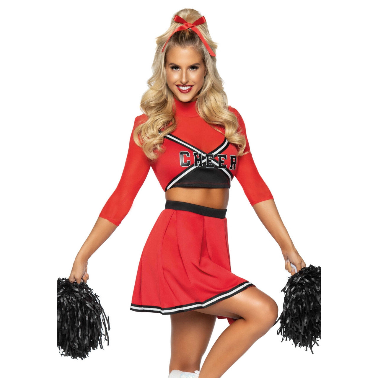 Op deze afbeelding zie je een Kostuums, van het merk Leg Avenue. De Meest Populaire Highschool Cheerleader Vrouw Kostuum