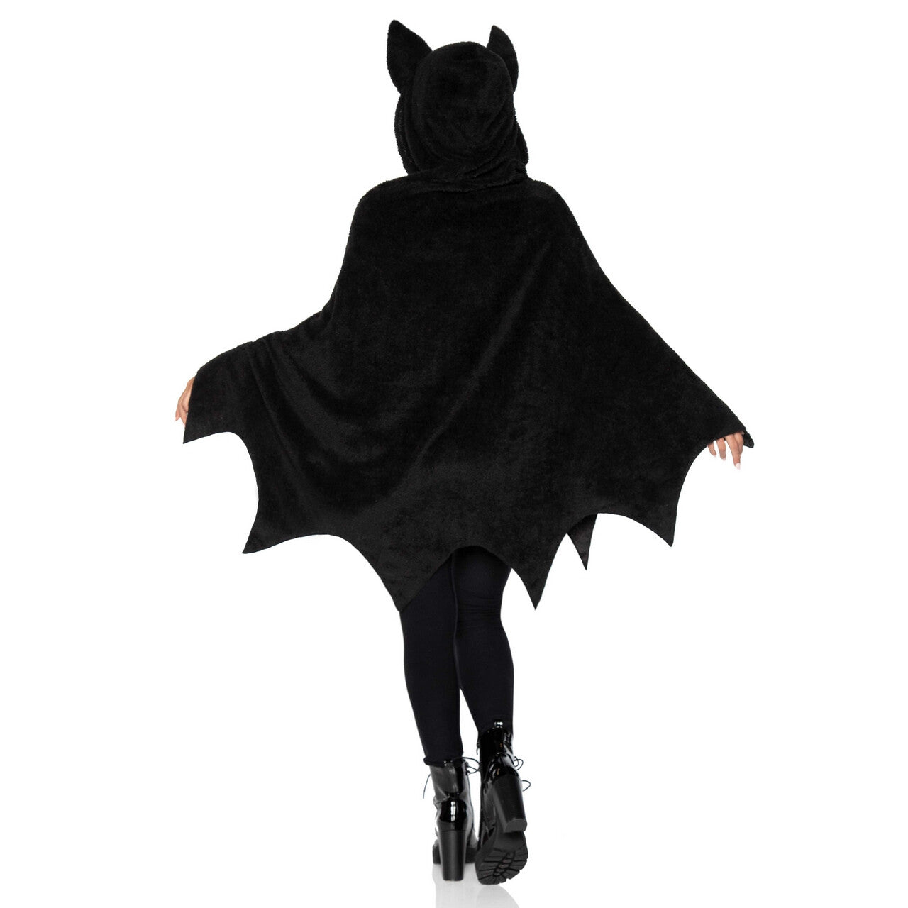 Op deze afbeelding zie je een Kostuums, van het merk Leg Avenue. Vampier Vleermuis Poncho Vrouw Kostuum