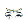 Cleopatra Face Jewels Sticker
