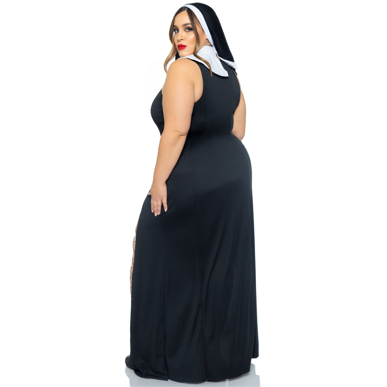 Op deze afbeelding zie je een Kostuums, van het merk Leg Avenue. Heilige Non Zonder Grenzen Plus Size Vrouw Kostuum