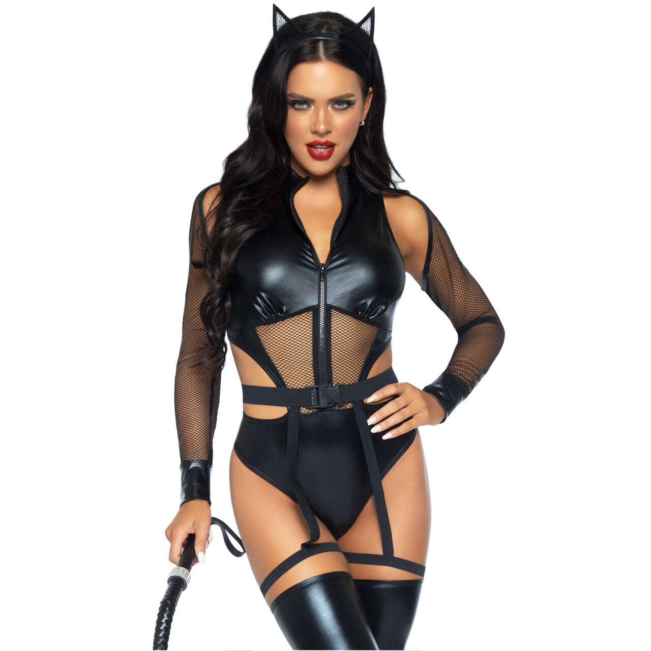 Op deze afbeelding zie je een Kostuums, van het merk Leg Avenue. Speelse Kittige Kitten Vrouw Kostuum