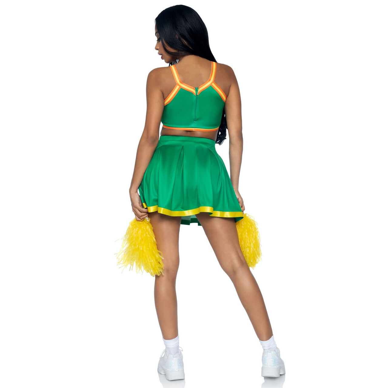Op deze afbeelding zie je een Kostuums, van het merk Leg Avenue. Cheer You Up Cheerleader Vrouw Kostuum