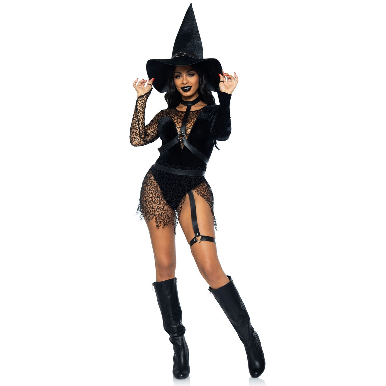 Op deze afbeelding zie je een Kostuums, van het merk Leg Avenue. Heks Met Mysterieuze Krachten Vrouw Kostuum