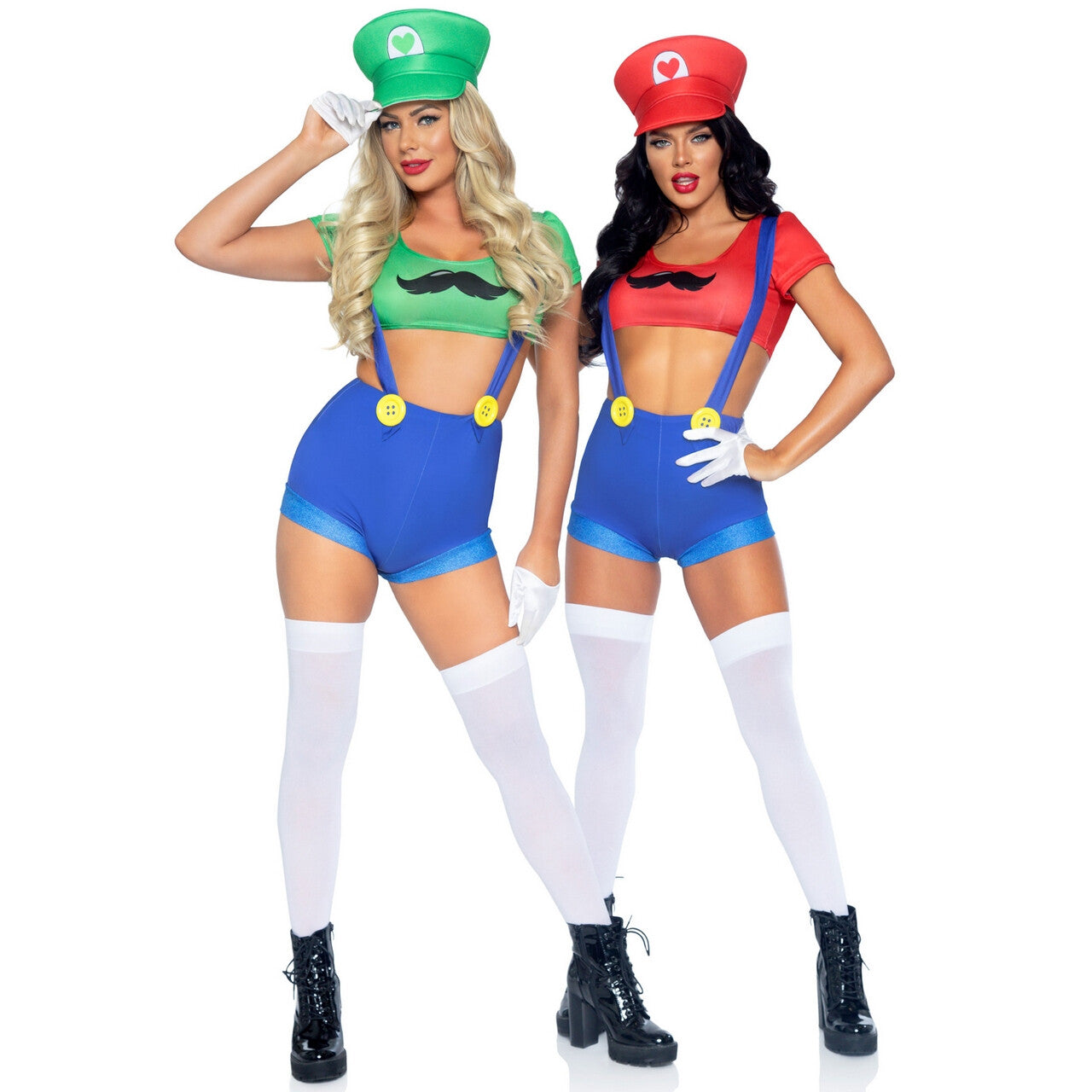 Op deze afbeelding zie je een Kostuums, van het merk Leg Avenue. De Perfecte Sidekick Louise Vrouw Kostuum