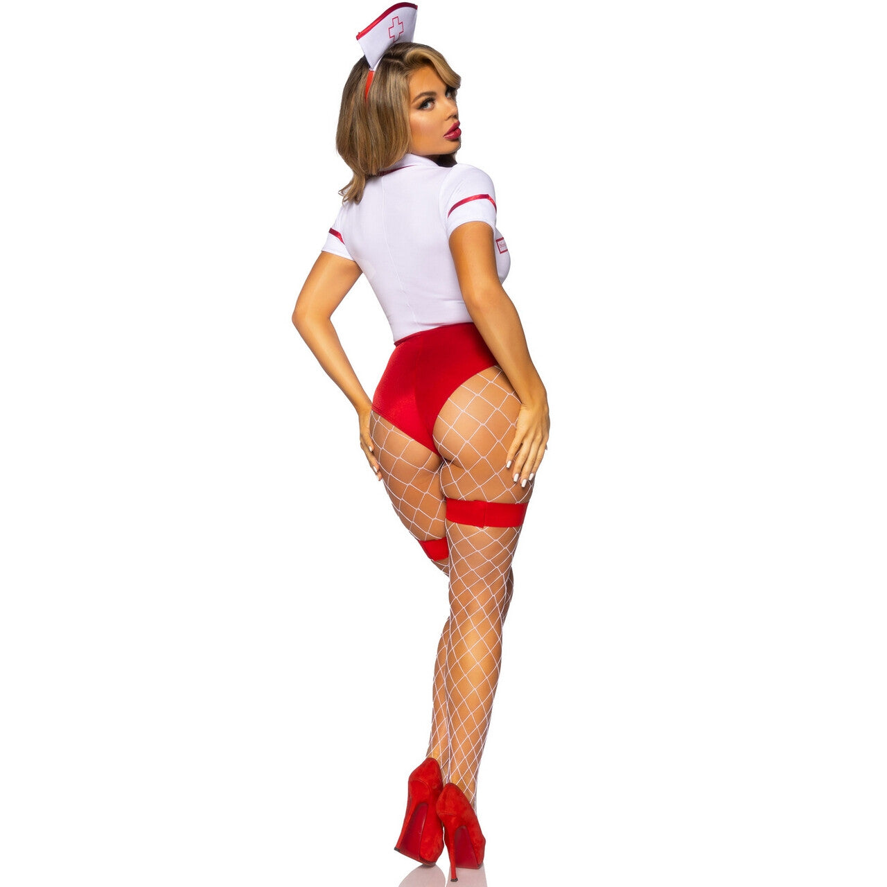 Op deze afbeelding zie je een Kostuums, van het merk Leg Avenue. Verpleegster Voelgoed Vrouw Kostuum