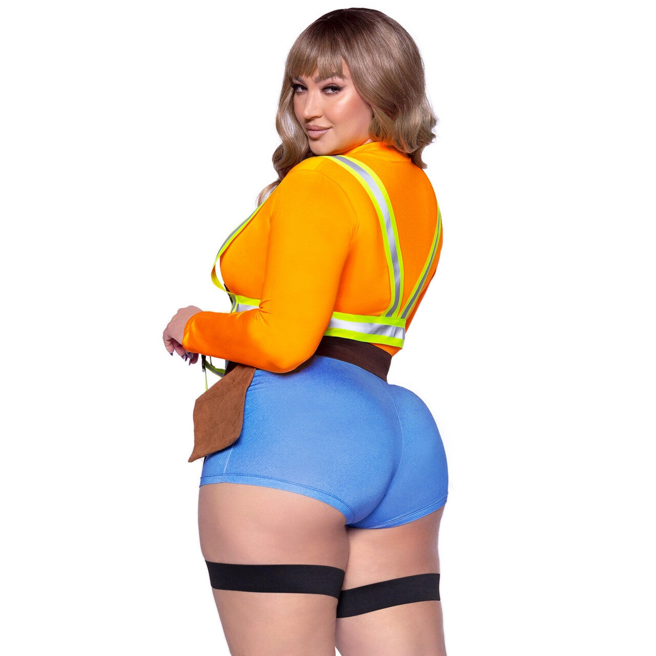Op deze afbeelding zie je een Kostuums, van het merk Leg Avenue. Perfect Build Bouwvakker Plus Size Vrouw Kostuum