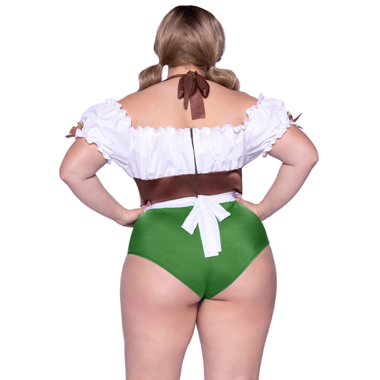 Op deze afbeelding zie je een Kostuums, van het merk Leg Avenue. Flirterige Fraulein Plus Size Vrouw Kostuum