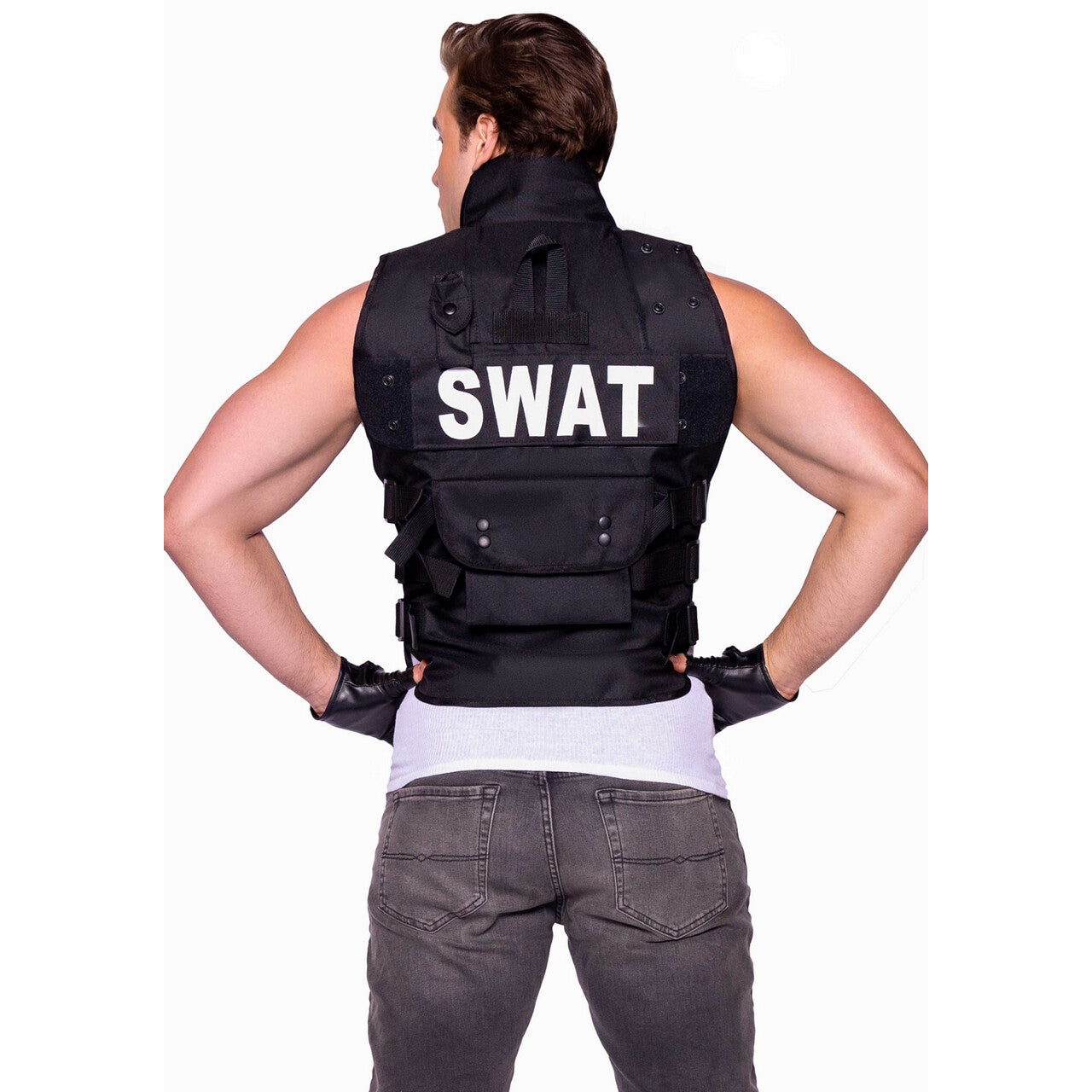 Op deze afbeelding zie je een Kostuums, van het merk Leg Avenue. Stoere Swat Commander