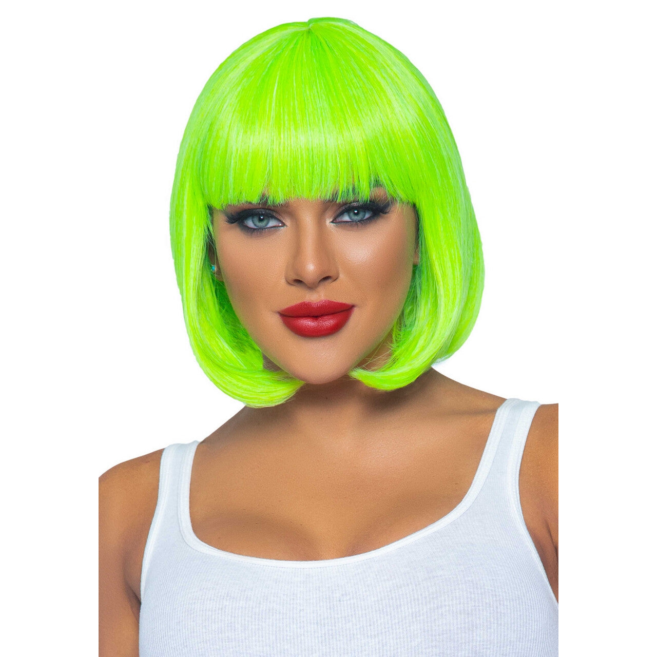 Op deze afbeelding zie je een Accessoires, van het merk Leg Avenue. Neon Korte Bobline Groen