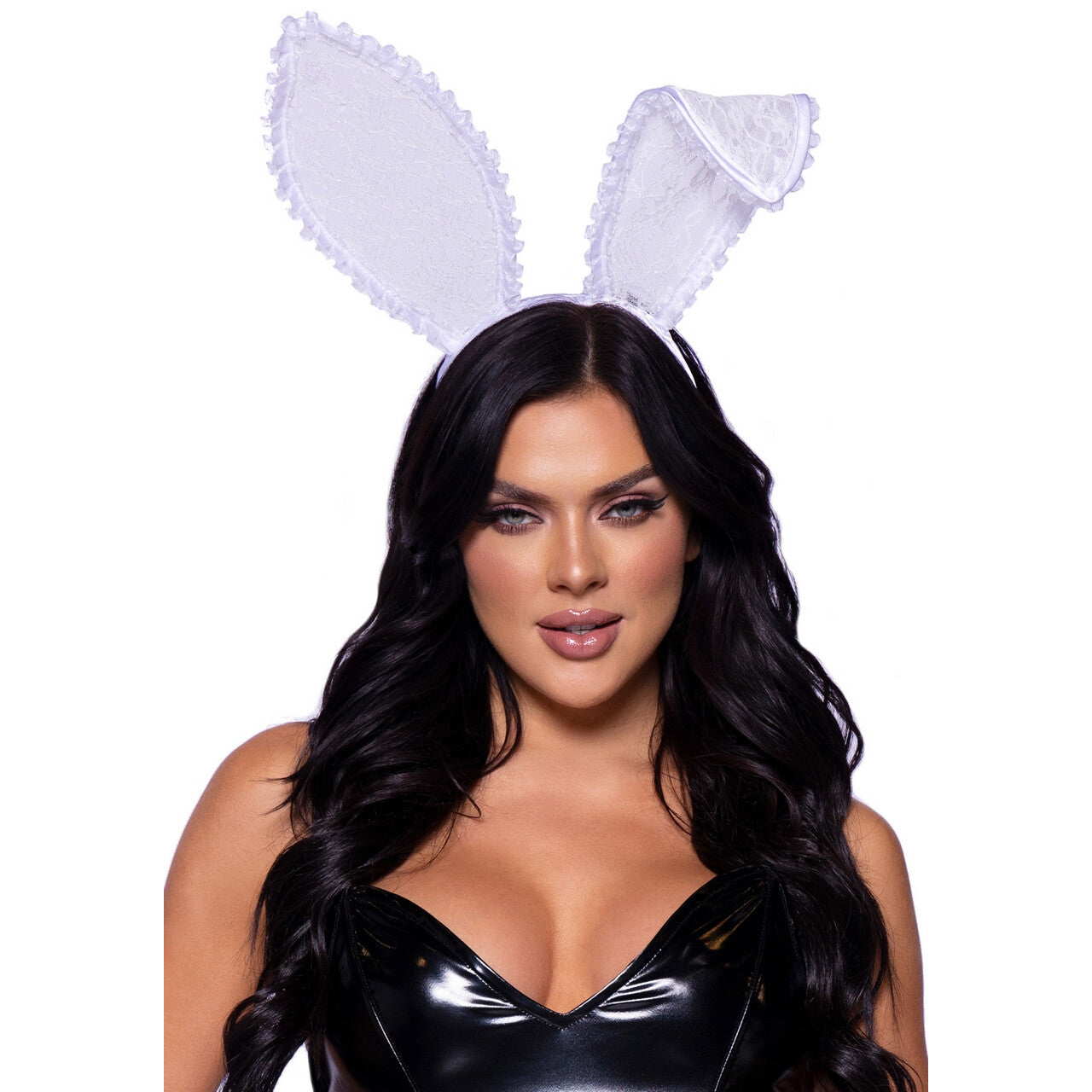 Op deze afbeelding zie je een Accessoires, van het merk Leg Avenue. Spannende Playboy Bunny Oren Wit
