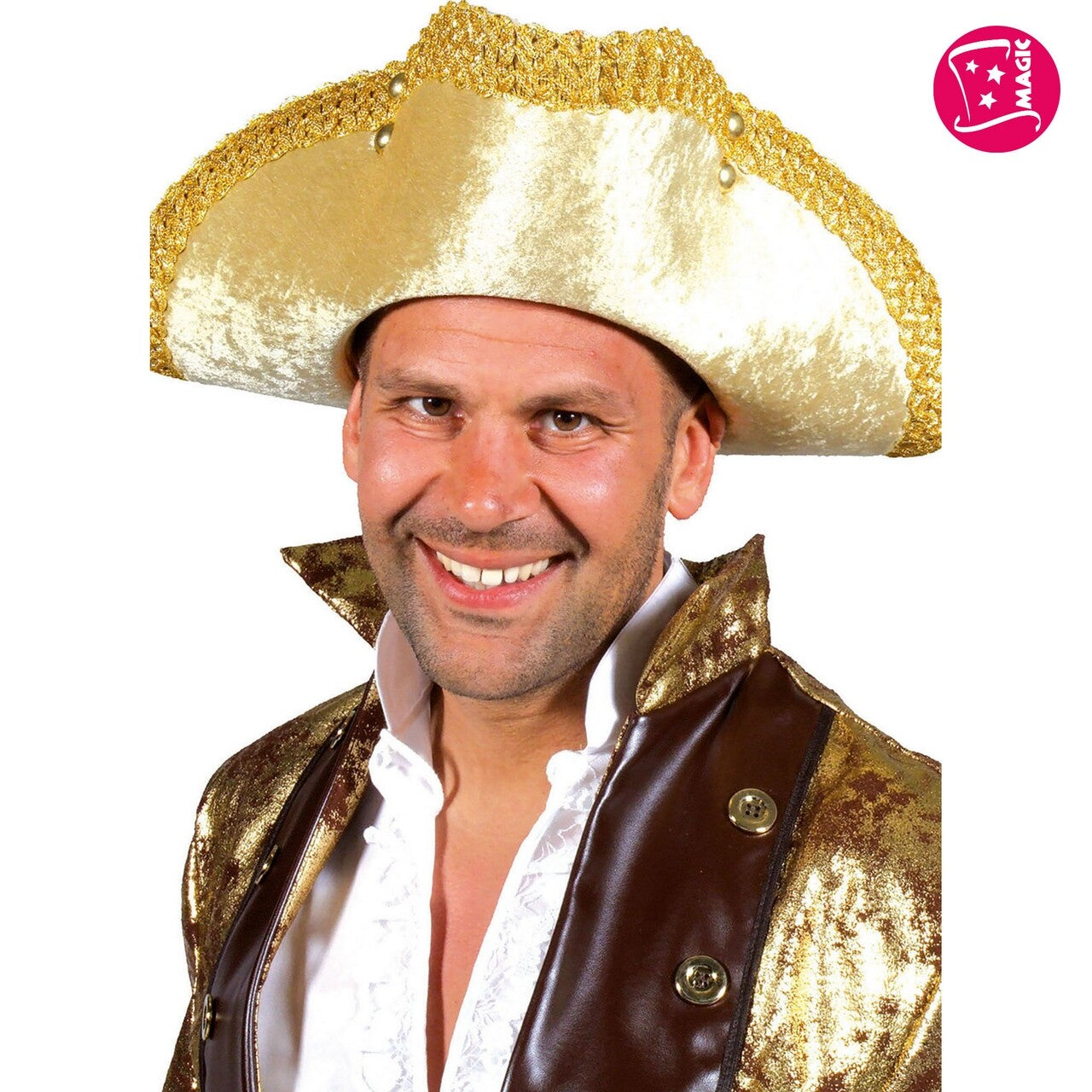 Op deze afbeelding zie je een Accessoires, van het merk Magic By Freddy's. Gouden Franse Drietsteek